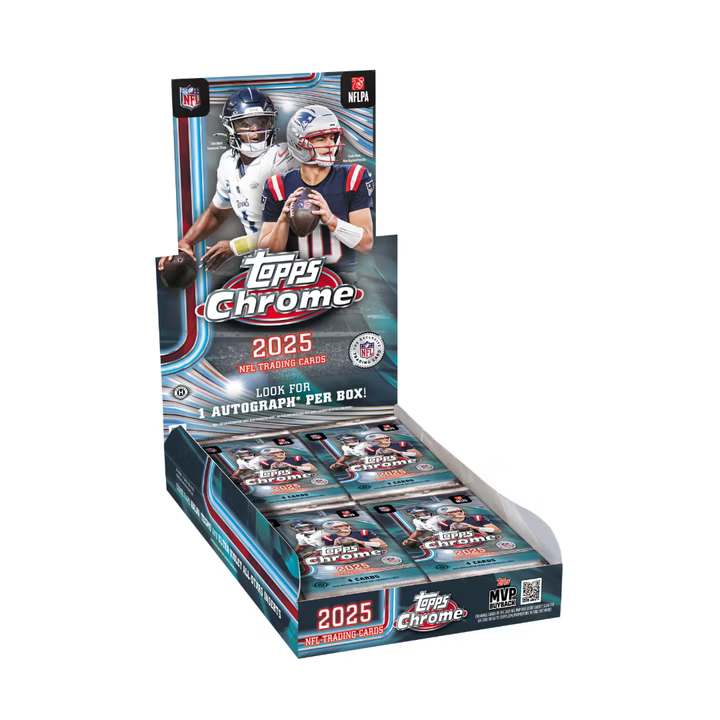 2025 Topps Chrome Football Hobby Box