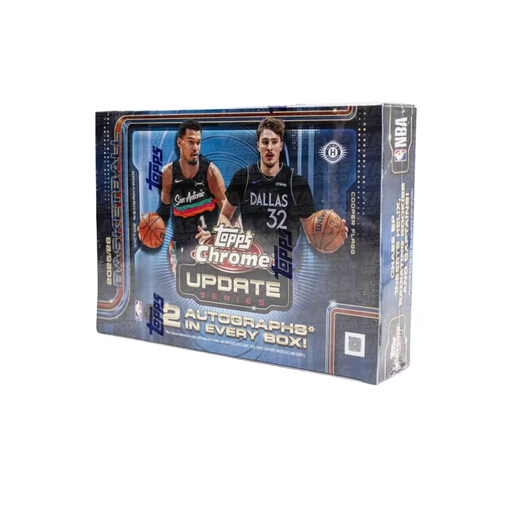 2025-26 Topps Chrome Updates Basketball Breakers Delight Box