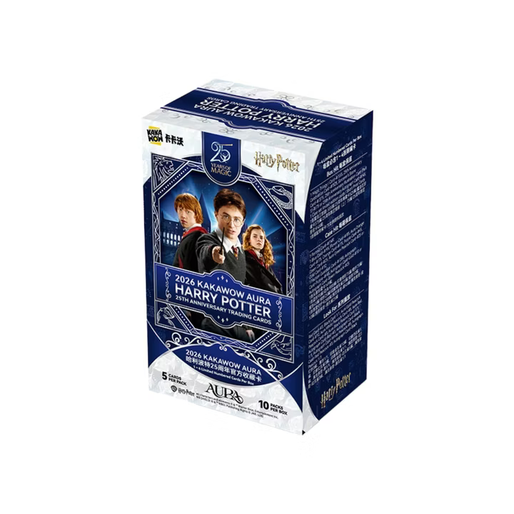 2026 Kakawow Aura Harry Potter 25th Anniversary Trading Cards Box