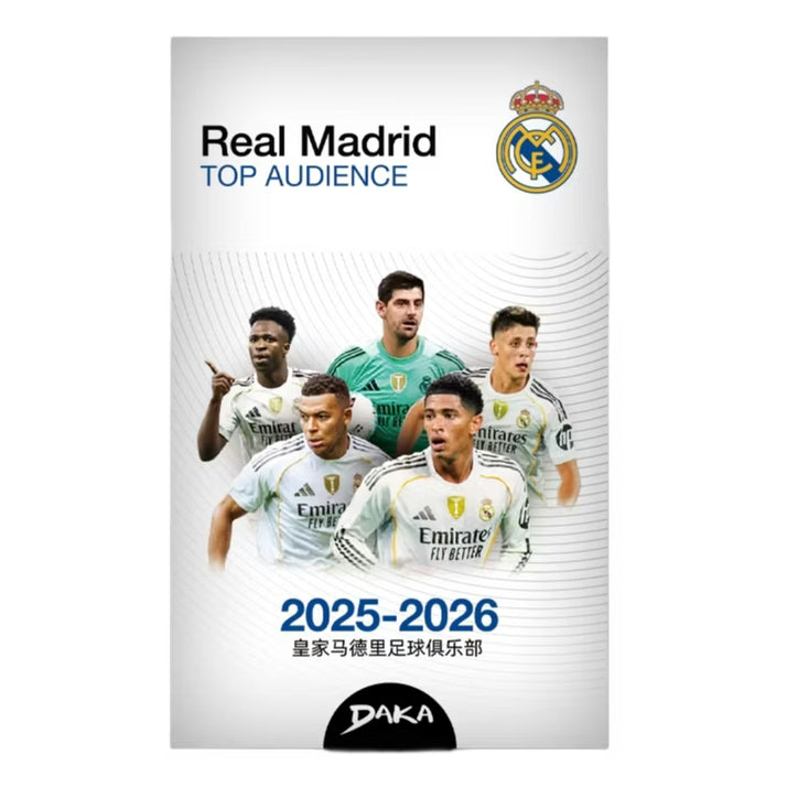 2025-26 Daka Top Audience Real Madrid Hobby Box